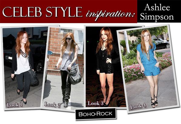 Celeb Style Inspiration: Ashlee Simpson. If I had to pick one celebrity 
