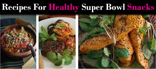 Healthy superbowl recipes
