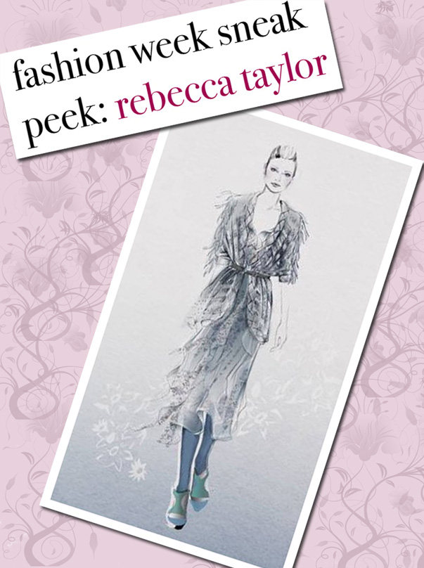 Fashion Week Sneak Peek: Rebecca Taylor post image