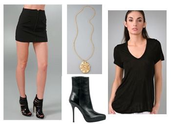 look-1-collage-use, Lindsay Lohan, Fashion, Style, Lindsay Lohan Style, Alexander Wang, Yves Saint Laurent