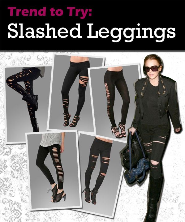 Trend To Try: Slashed Leggings post image