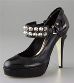 Be & D, shoes, pumps, mary janes, studded shoes