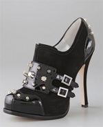 dsquared2, shoes, boots, booties, studded booties