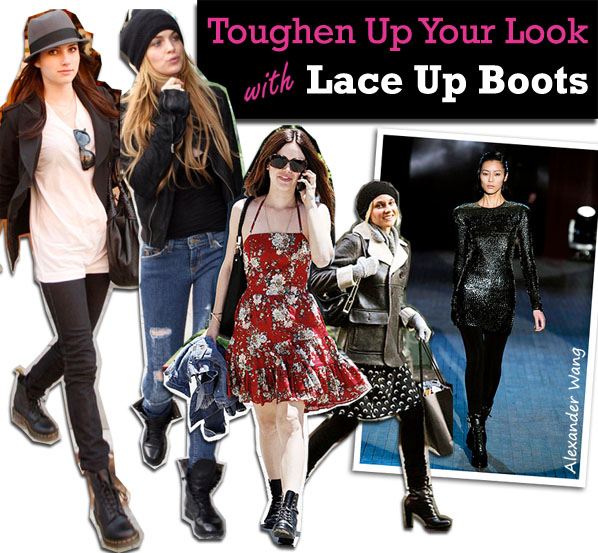 Toughen Up Your Look With Lace Up Boots post image