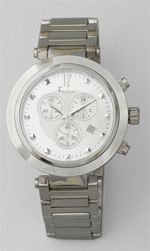 freelock, watch, silver watch, oversized watch