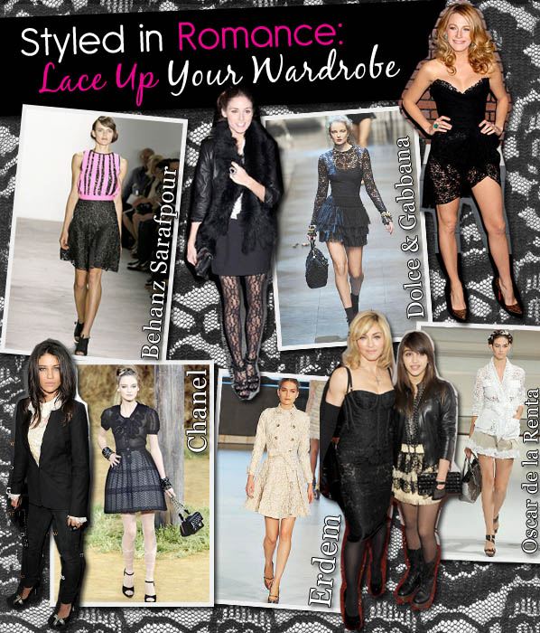 Styled in Romance: Lace Up Your Wardrobe post image