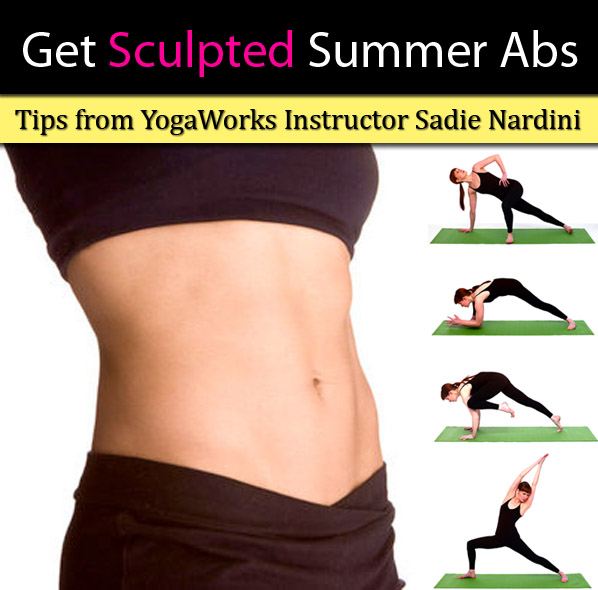 Get Sculpted Summer Abs: Tips from YogaWorks Instructor Sadie Nardini post image