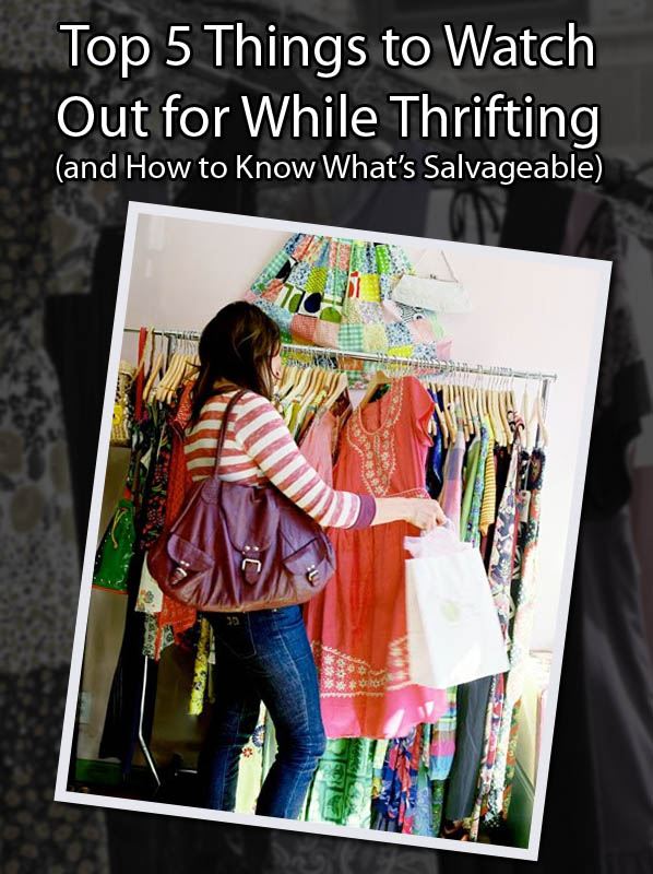 Top 5 Things to Watch Out for While Thrifting (and How to Know What’s Salvageable) post image