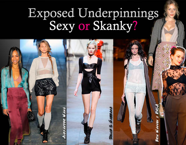 Exposed Lingerie: Sexy or Skanky? post image