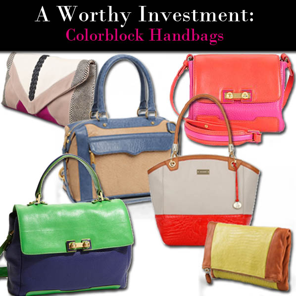 A Worthy Investment: Colorblock Handbags post image
