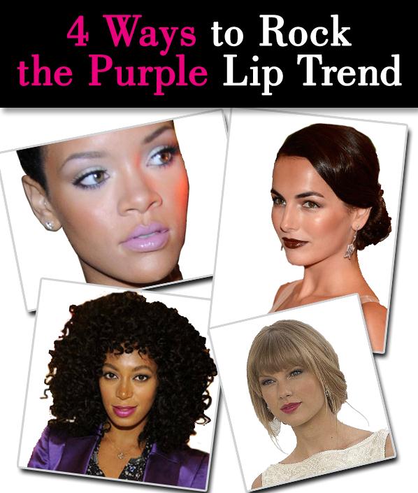 Four Ways to Rock the Purple Lip Trend post image