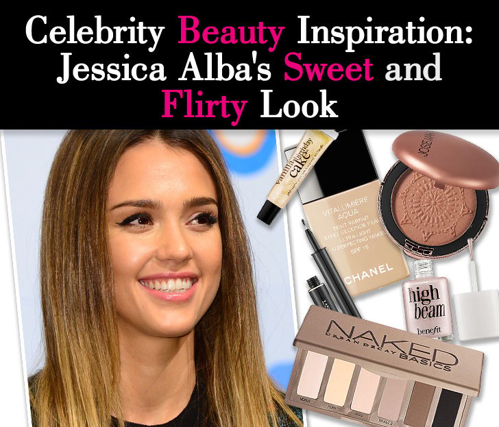 Celebrity Beauty Inspiration: Jessica Alba’s Sweet and Flirty Look post image