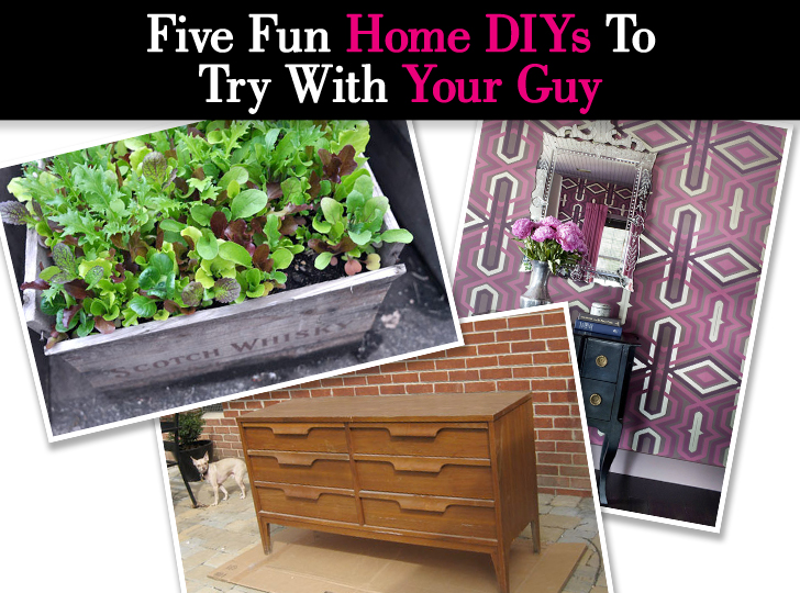 Five Fun Home DIYs To Try With Your Guy post image