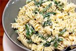 asparagus goat cheese pasta