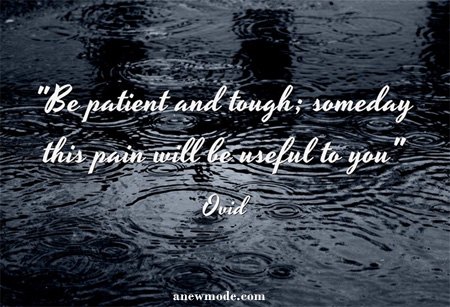 be patient and tough ovid quote