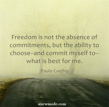 freedom-not-absence-of-commitment