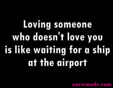 loving someone who doesn't love you