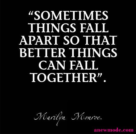 sometimes good things fall apart quote