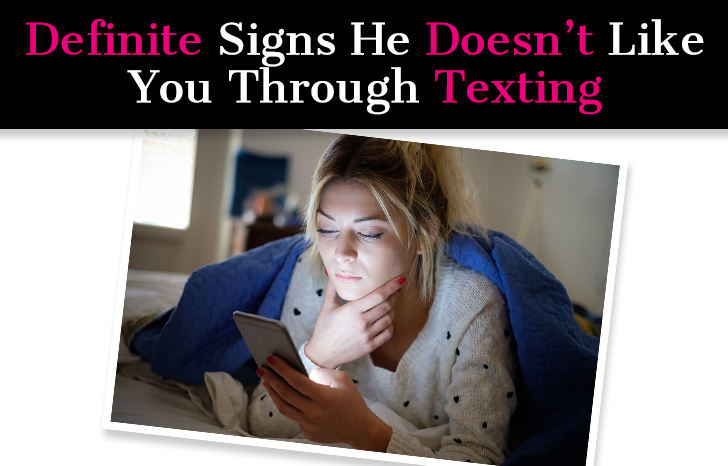 Definite Signs He Doesn’t Like You Through Texting post image