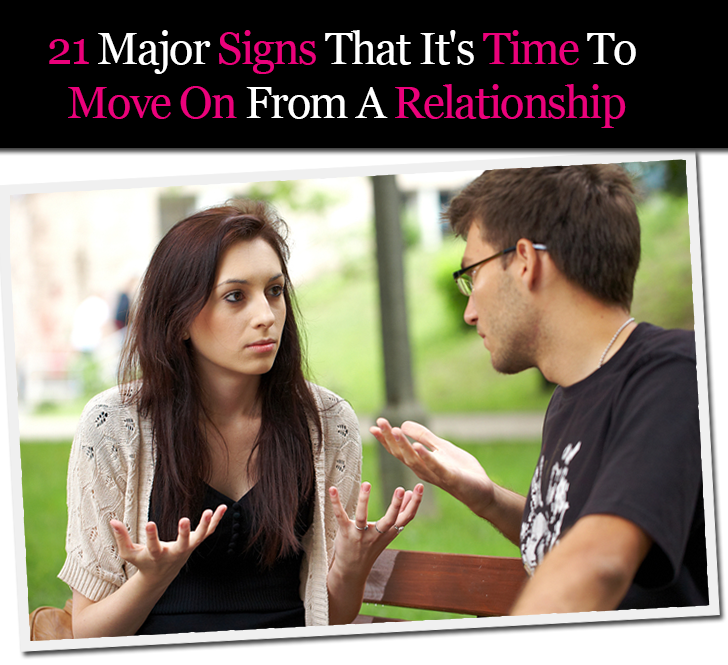 21 Major Signs That It’s Time To Move On From A Relationship post image